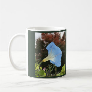Blue Autumn Morning Glory Coffee Mug