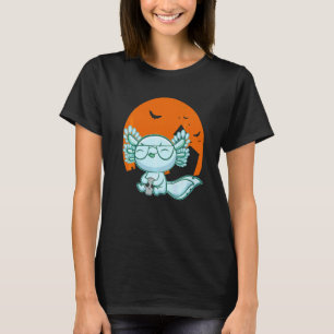 Blue Axolotl Ambystoma Mexicanum Pearl Walking Fis T-Shirt