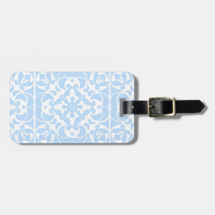  Blue Azulejos Portuguese Spanish Mediterranean Luggage Tag