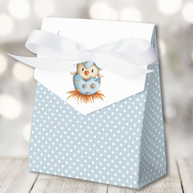 Blue Baby Bird Favour Box (Creator Uploaded)