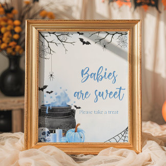 Blue Baby Brewing Halloween Babies are Sweet Sign