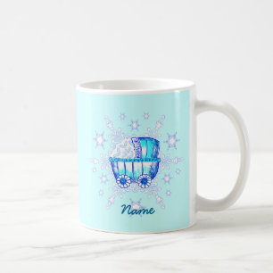 Blue Baby buggy mug