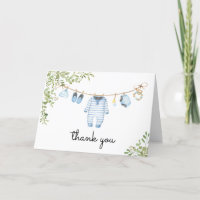 Blue Baby Clothes Baby Shower