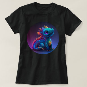 Blue Baby Dragon T-Shirt