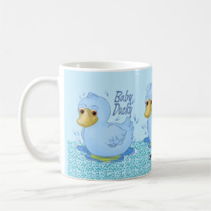 Blue Baby Ducky mug