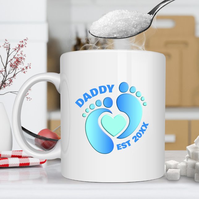 Blue Baby Feet Mug for Dad (Creator Uploaded)