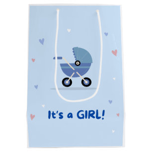 BLUE baby girl welcoming gift bag