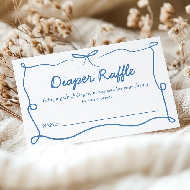 Blue Baby Is Brewing Diaper Raffle Card (Creator Uploaded)