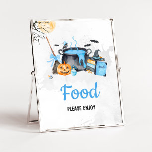 Blue Baby is Brewing Witch Food Sign