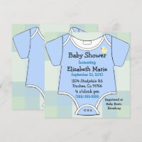 Blue Baby Outfit Shower