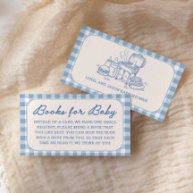 Blue Baby Q BBQ Baby Shower Books For Baby