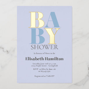 Blue Baby Shower