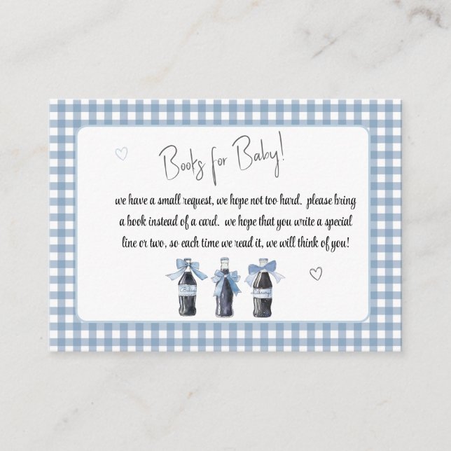 Blue Baby Soda Ready to POP Books for Baby Enclosure Card (Front)