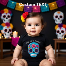  🌹Blue Baby Sugar Skull 🌹custom text