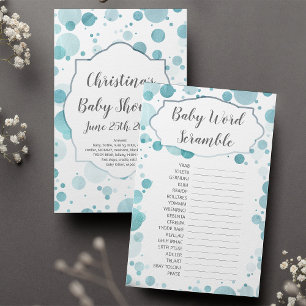 Blue Baby Word Scramble Shower Game   Answer Key