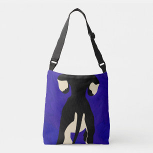 Blue Backdrop Crossbody Bag