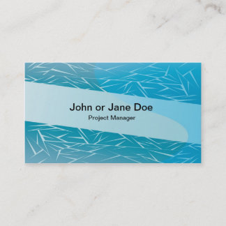 blue background 5 business card