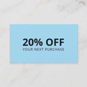 Blue Background Business Card