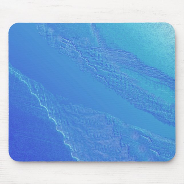 Blue Background Mouse Pad (Front)