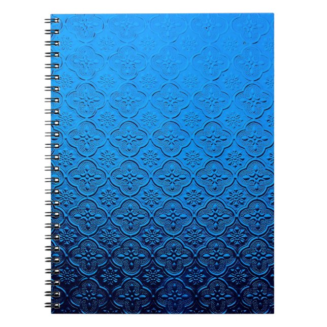 blue background notebook (Front)