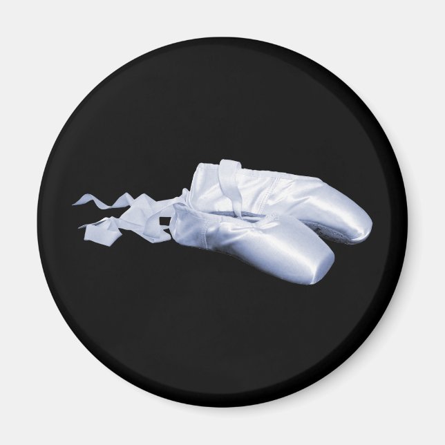 Blue Ballet Slippers Magnet (Front)