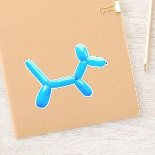 Blue Balloon Animal Dog