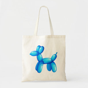 Blue Balloon Animal Dog Tote Bag