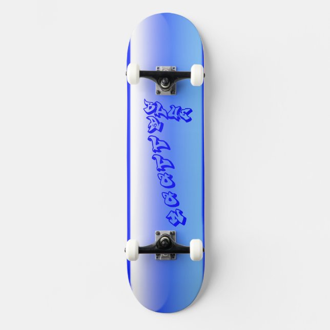 Blue Balloon Skateboard (Front)