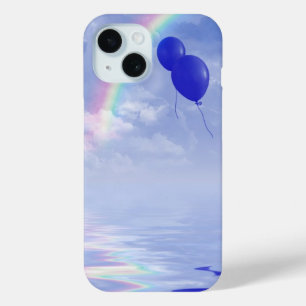 Blue Balloons iPhone 15 Case
