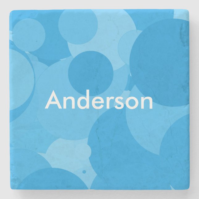 Blue Balls Stone Coaster (Front)