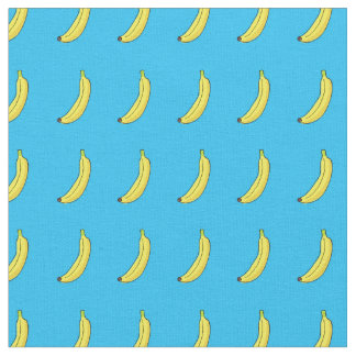 Blue banana fabric