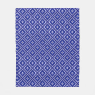Blue Bandanna Design Fleece Blanket