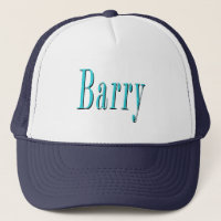 Blue Barry Name  Logo,