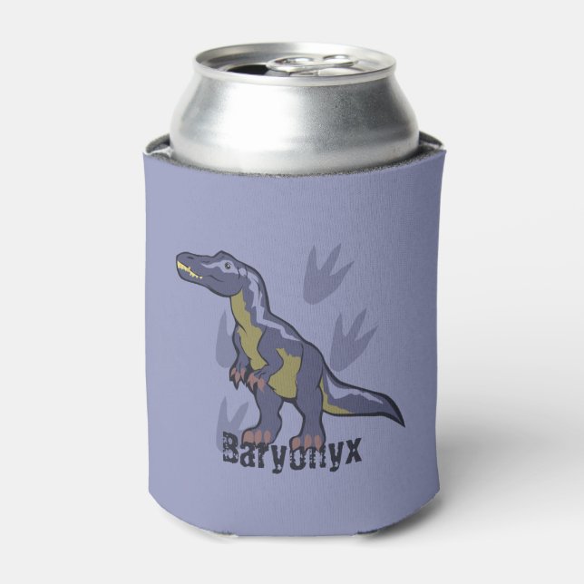 Blue Baryonyx Can Cooler (Can Front)