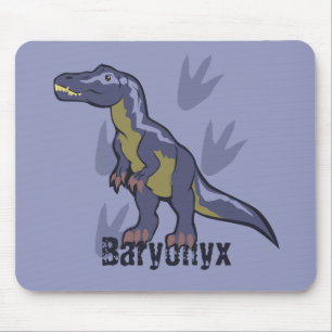 Blue Baryonyx Mouse Pad