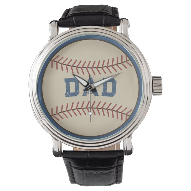 Blue Baseball Dad Watch (Front)