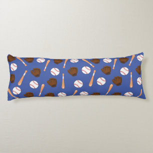 Blue Baseball Sports Theme Body Pillow