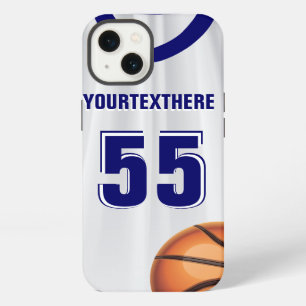 Blue Basket Ball Dress Name Number iPhone 13 Case