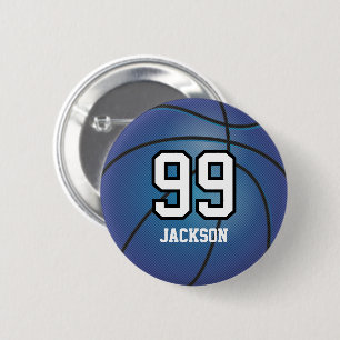Blue Basketball   Personalise  Button