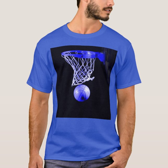 Blue Basketball T-Shirt (Front)