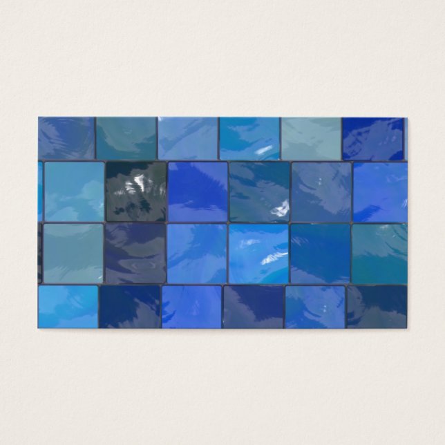 Blue Bathroom Tiles Design (Front)
