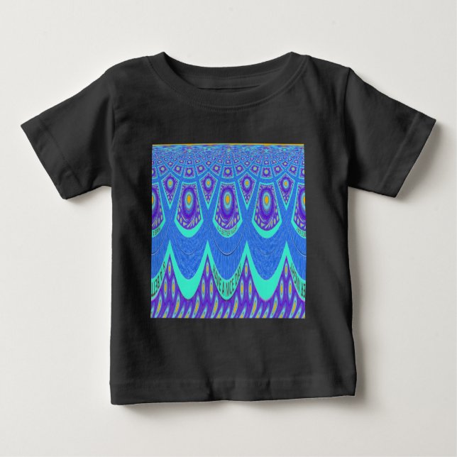 Blue batik baby T-Shirt (Front)