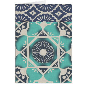 Blue Batik Tile II