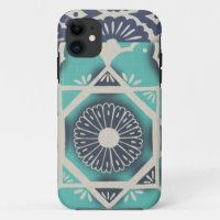 Blue Batik Tile II