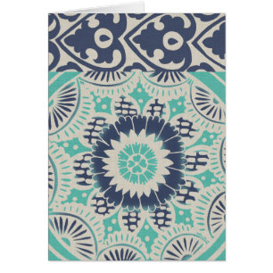 Blue Batik Tile III