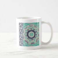 Blue Batik Tile III