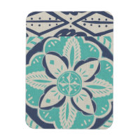 Blue Batik Tile IV