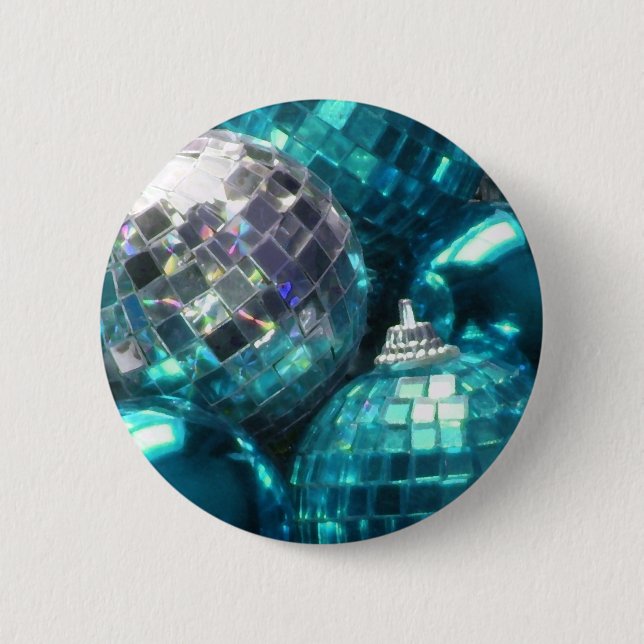 Blue Baubles button (Front)