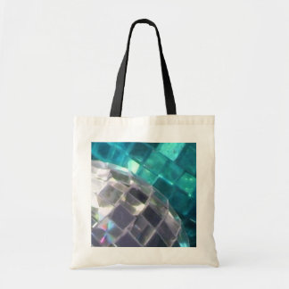 Blue Baubles detail tote bag