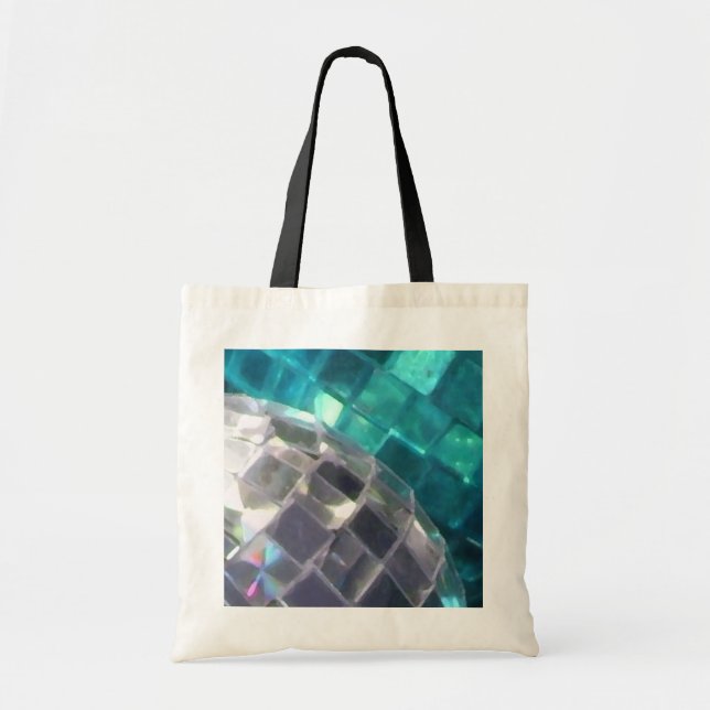 Blue Baubles detail tote bag (Front)